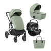 Kikka Boo Thea 3u1 kolica za bebe i-Size Premium - Army green (Zelena)
